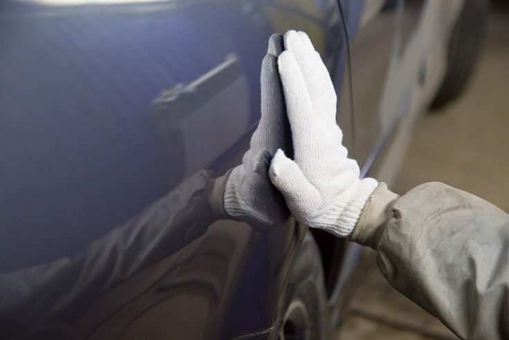 Repair of the body of a car